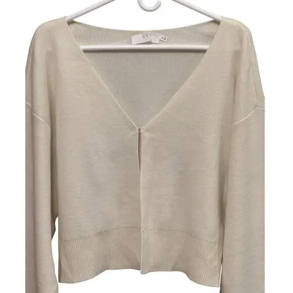 ASTR the Label Ivory Cardigan Sweater Size XL NWT - Picture 2 of 7